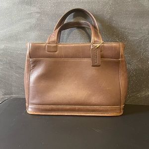 Vintage Coach Leather Handbag